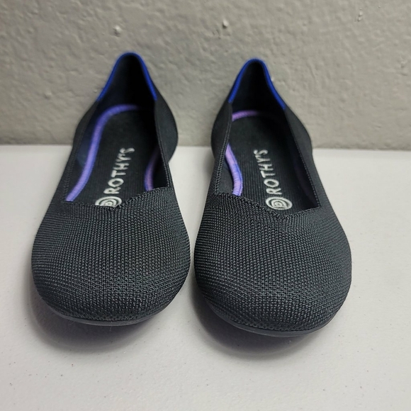 Rothy’s The Point Ballet Slip-on Flats Shoes Black Womens Size 7.5 - Picture 3 of 8